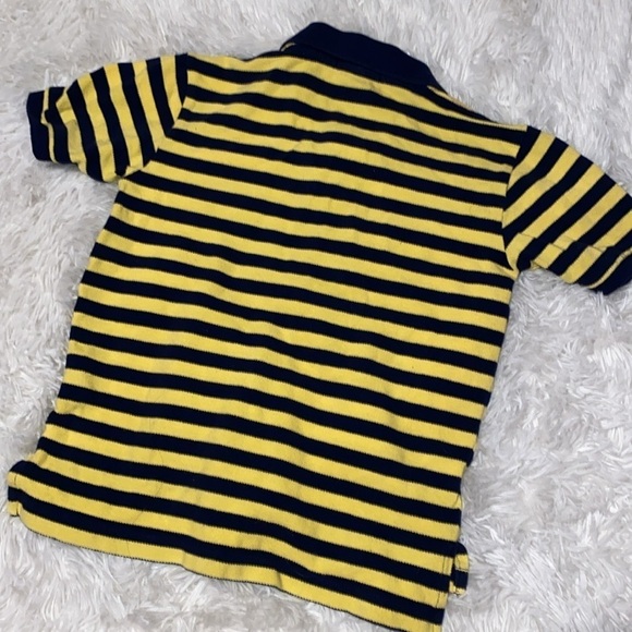 Ralph Lauren Polo yellow & navy toddler polo shirt - Picture 7 of 7